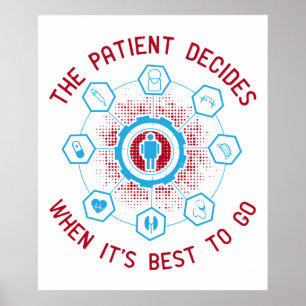 Poster Médecine - Le Patient Décide Quand Aller