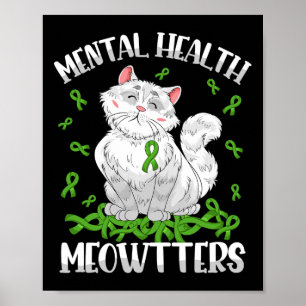 Poster Médecins de la santé Amoureux de les chats Mentolo