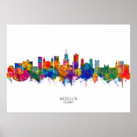 Medellin Colombia Skyline