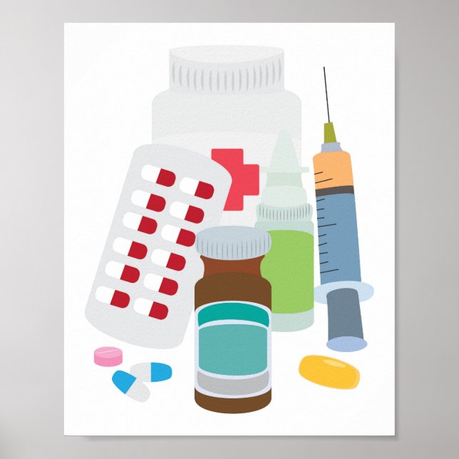 Poster Médicaments (Devant)