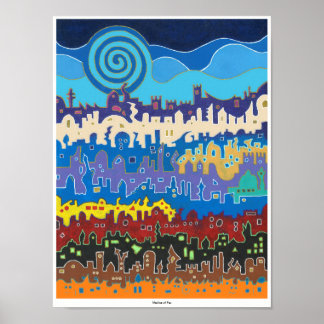 Poster Médina de Fès - Imprimer - Taille originale