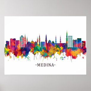 Poster Medina Saudi Skyline