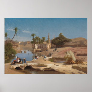 Poster Medinet El-Fayoum - Jean-Léon Gérôme Beaux-Arts