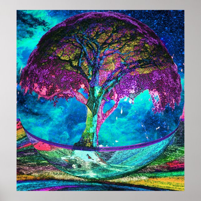 Poster Méditation de l'arbre de vie (Devant)