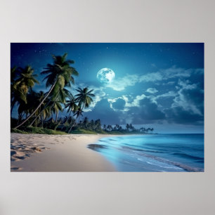 Poster Méditation du paysage marin Serene Tranquille