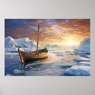 Poster Méditation du paysage Serene Tranquille