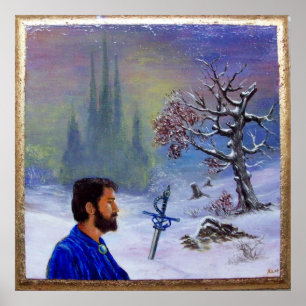 POSTER MÉDITATION D'UN CHEVALIER