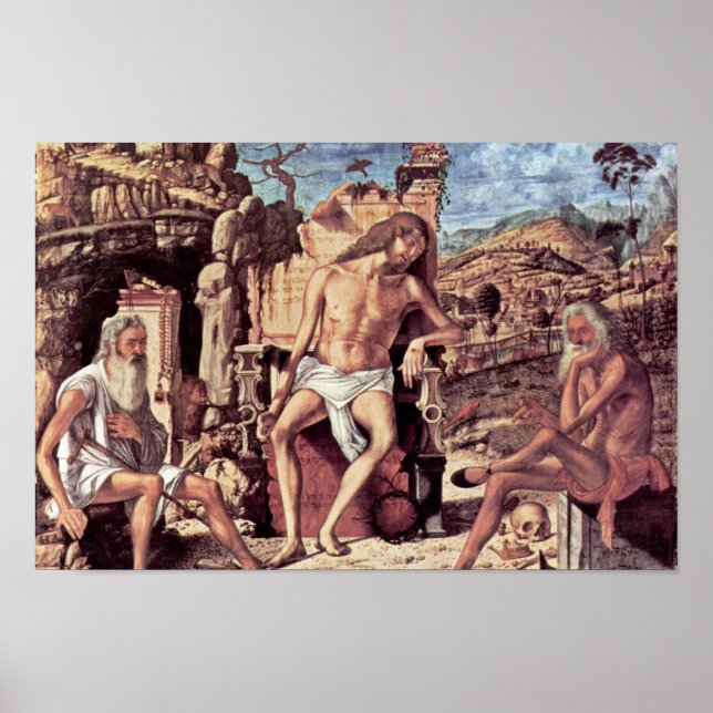 Poster Méditation Sur La Passion Du Christ Par Carpaccio (Devant)