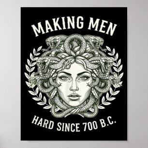 Poster Medusa rendant les hommes durs depuis 700 avant JC