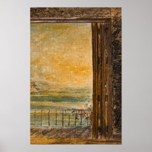 Poster - Meerblick Acryl auf Holzmalerei - Rechts