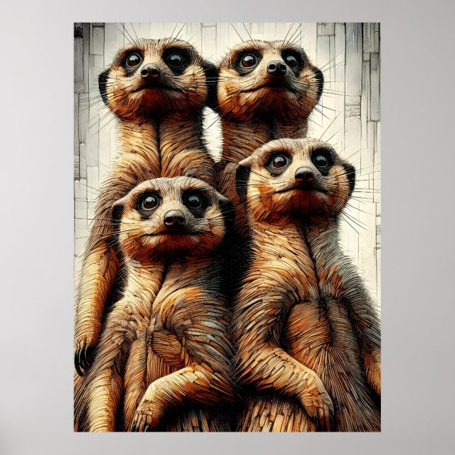 Poster Meerkats (Devant)