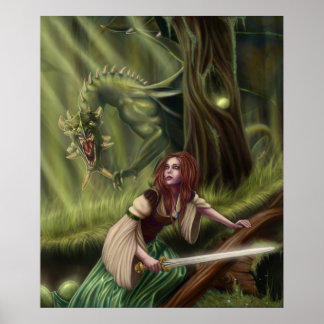 Poster Méfiez-vous de la toile de bois