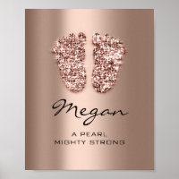 Megan Name Signifiant Nouveau Chocolat Rose de pie