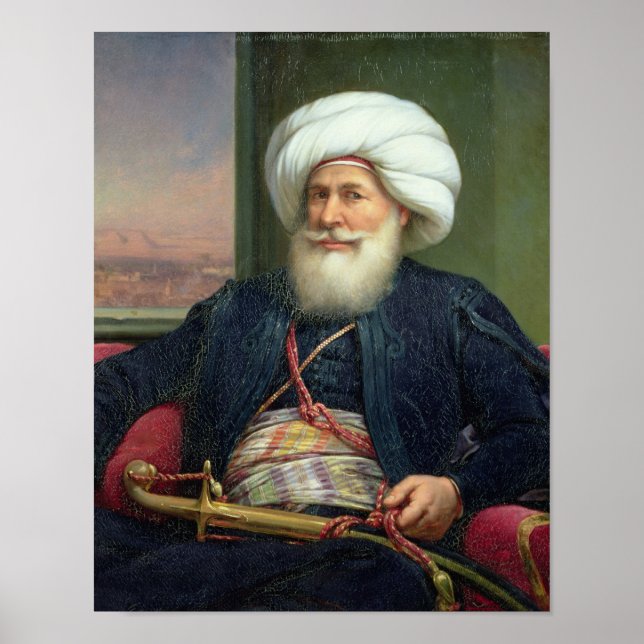 Poster Mehemet Ali, 1840 (Devant)