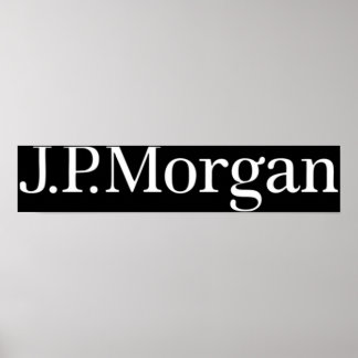 Poster MEILLEUR À ACHETER - JP Morgan Logo