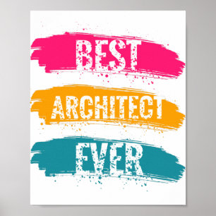 Poster Meilleur architecte jamais