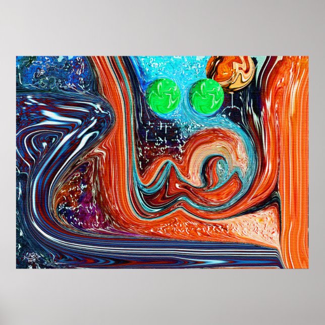 Poster Meilleur art islamique moderne (Devant)