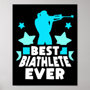 Poster Meilleur Biathlète Toujours Sport Biathlon Biathlo