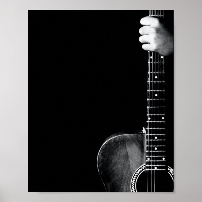 Poster Meilleur cadeau guitariste (Devant)