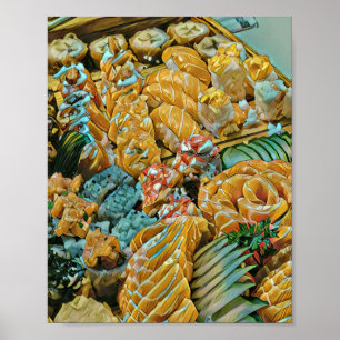 Poster Meilleur cadeau pour les amateurs de sushi