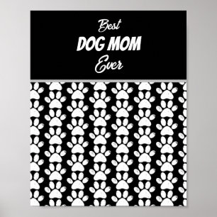 POSTER MEILLEUR CHIEN MOM JAMAIS