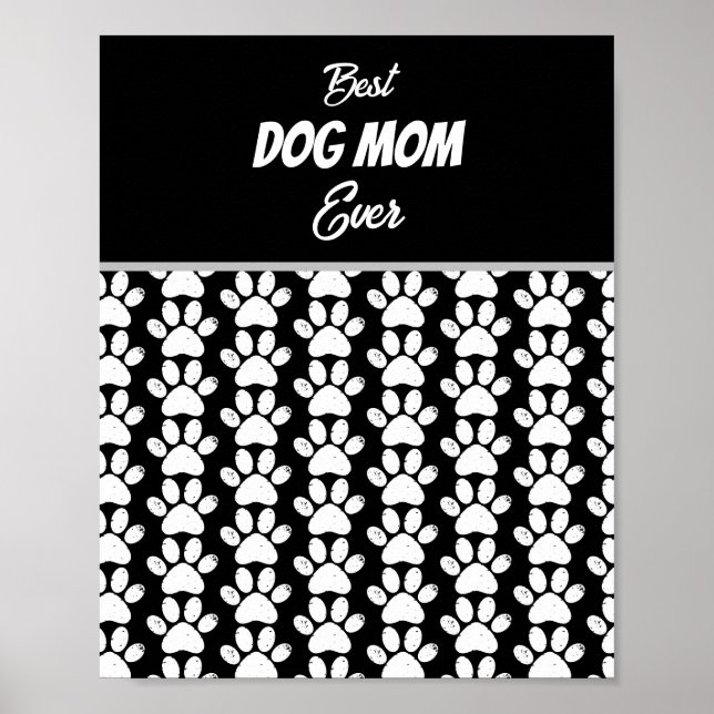 POSTER MEILLEUR CHIEN MOM JAMAIS (Devant)