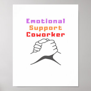 Poster Meilleur collaborateur d'aide émotionnelle