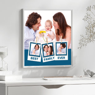 Poster Meilleur Collage photo de famille jamais personnal