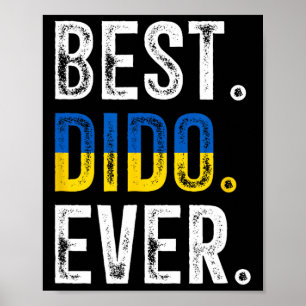 Poster Meilleur Dido jamais Grand-père ukrainien Grand-pa
