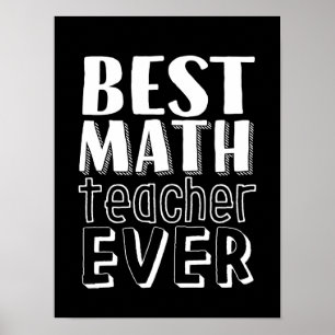 Poster Meilleur enseignant en mathématiques toujours Ense