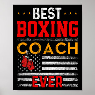 Poster Meilleur Entraîneur De Boxe Toujours Drôle Entraîn