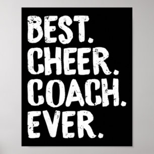 Poster Meilleur entraîneur de cheerleading de tous les te