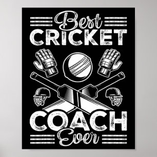 Poster Meilleur entraîneur de cricket de tous les temps