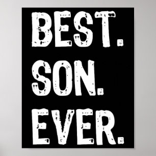 Poster Meilleur Fils Jamais Drôle Cool de famille