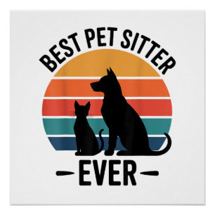 Poster Meilleur gardien de chien jamais Cadeau drôle de g
