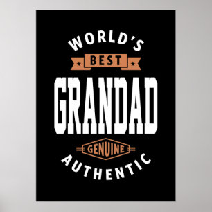 Poster Meilleur Grand-Père du monde
