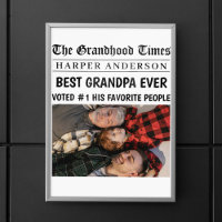 Meilleur grand-père toujours personnalisé - titre 