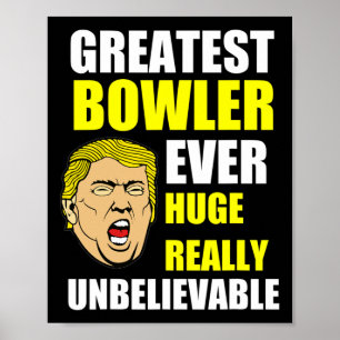 Poster Meilleur joueur de quilles Drôle Cadeau Bowling Do
