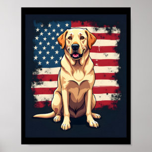 Poster Meilleur Labrador pour hommes femmes chien lab jau