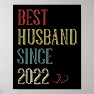 Poster Meilleur Mari 2022 3 Année 3e anniversaire Mariage