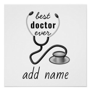 Poster Meilleur Médecin de Tous les Temps Remerciement Mé