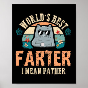 Poster Meilleur Monde Plus Loin Je Veux Dire Père Meilleu
