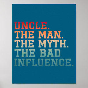 Poster Meilleur Oncle Humour Oncles Club Père's