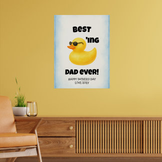 Poster Meilleur Papa de Tous les Temps | Fête des Pères
