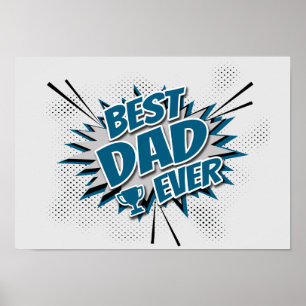 Poster Meilleur papa jamais