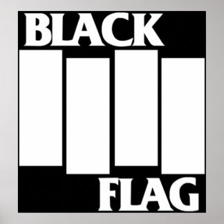 Poster Meilleur Vendeur Black Flag Merchandises