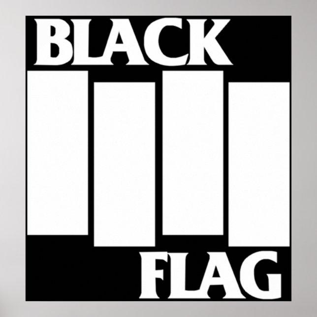 Poster Meilleur Vendeur Black Flag Merchandises (Devant)