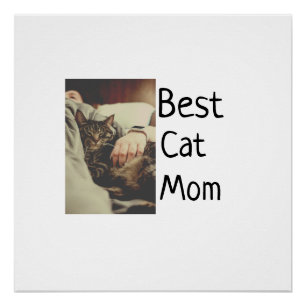 Poster Meilleure maman chat papa ajouter chat photo nom c