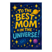 Meilleure maman dans l'univers - Fête des mères co