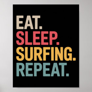 Poster Meilleure œuvre d'art de surf pour hommes femmes s